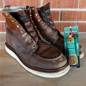Thorogood 6” Moc Toe Work Boots 10.5